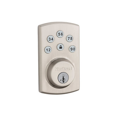 Powerbolt Single Cylinder Electronic Deadbolt featuring Smartkey