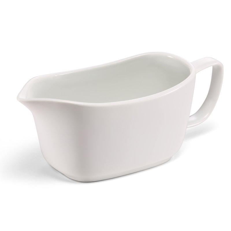 Saucière avec cuillère Kook, blanc, 14 oz
