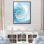 Abîme azur, Nautilus spirale sur toile