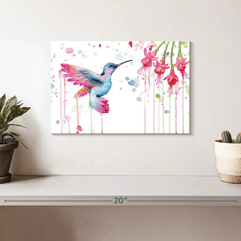 Jardin de colibris Brampt, H 8 po x l 12 po