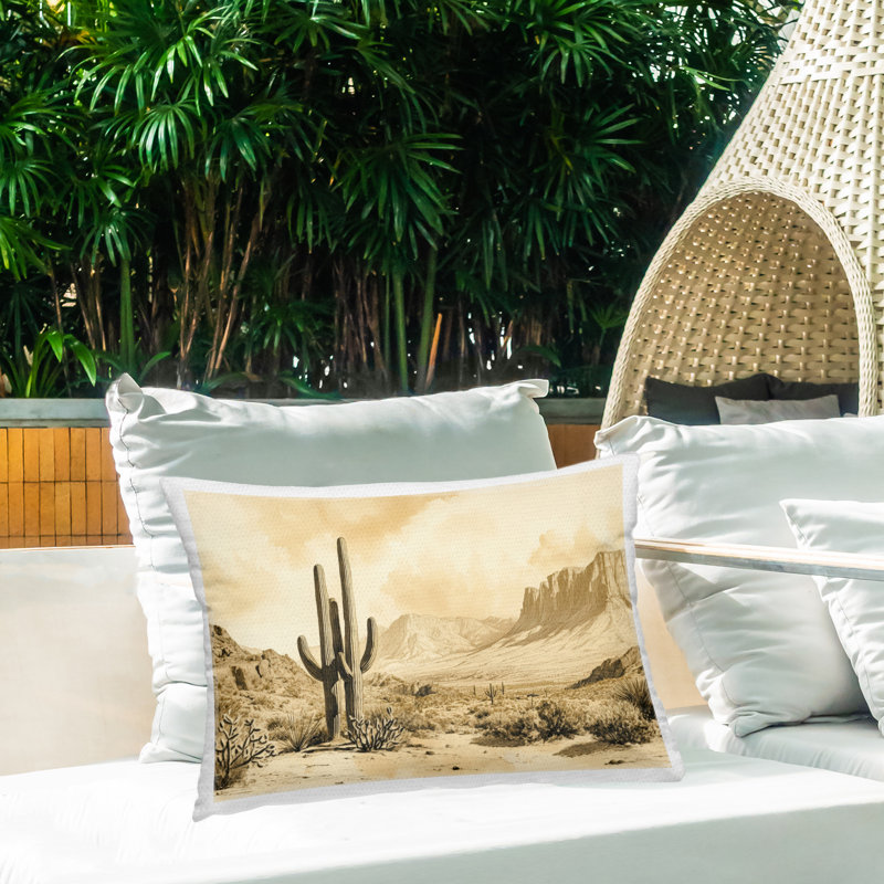 Coussin d'extérieur Desert Landscape