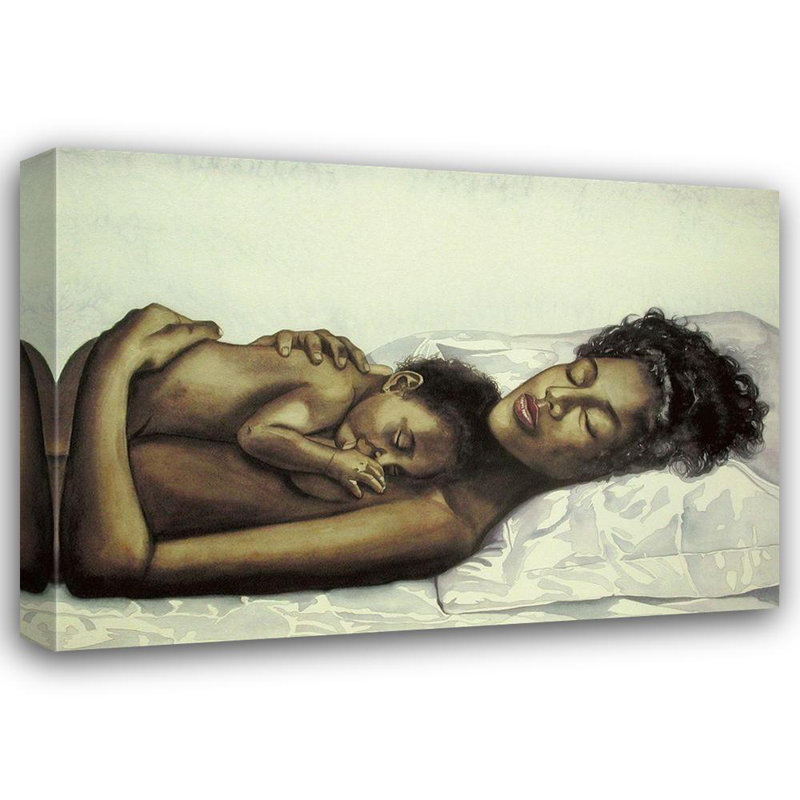 Art sur toile tendue Lark Manor ™ Inconnu, "Mother and Child", H 35 po x l 48 po