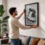 Surfer's Moment Coastal - Framed Print-246549320-246549324