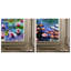 "Water Lilies" (rose), reproduction d'art sur toile-1200442841-1200444131