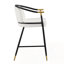 Tabouret de comptoir rembourré avec structure en métal-1471460901