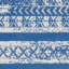 Tapis bleu / ivoire Pleasanton-53789612