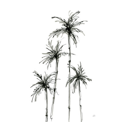 Shadow Palms III by Chris Paschke - Wrapped Canvas Print