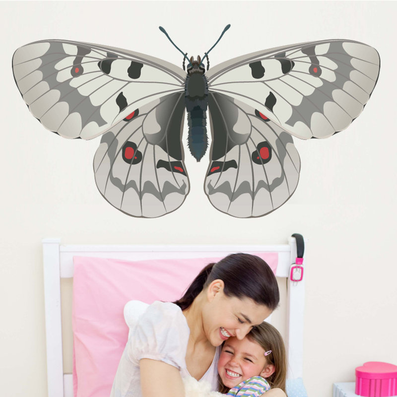 Adhésif décoratif papillon IV, H 44 po x l 84 po