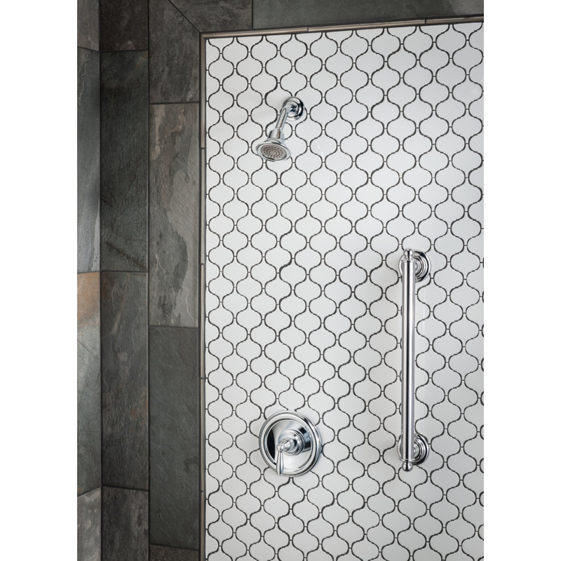 Moen Brantford Volume Control Tub and Shower Faucet with Posi-Temp, 7" H x 7" W x 7" L, Chrome