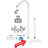 Rain Shower Head 1.75 GPM GPM