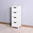 White Bathroom Cabinet With Spacious Drawers To Accommodate Your Needs Chic Storage Smooth Drawer Slides For Easy Access