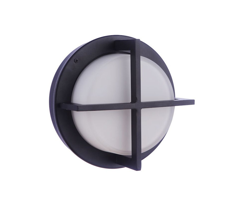 Cloison ronde, Noir, H 4,12 po x l 10 po x P 10 po