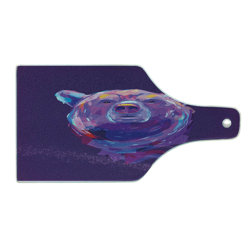 Planche à découper en verre trempé Ambesonne