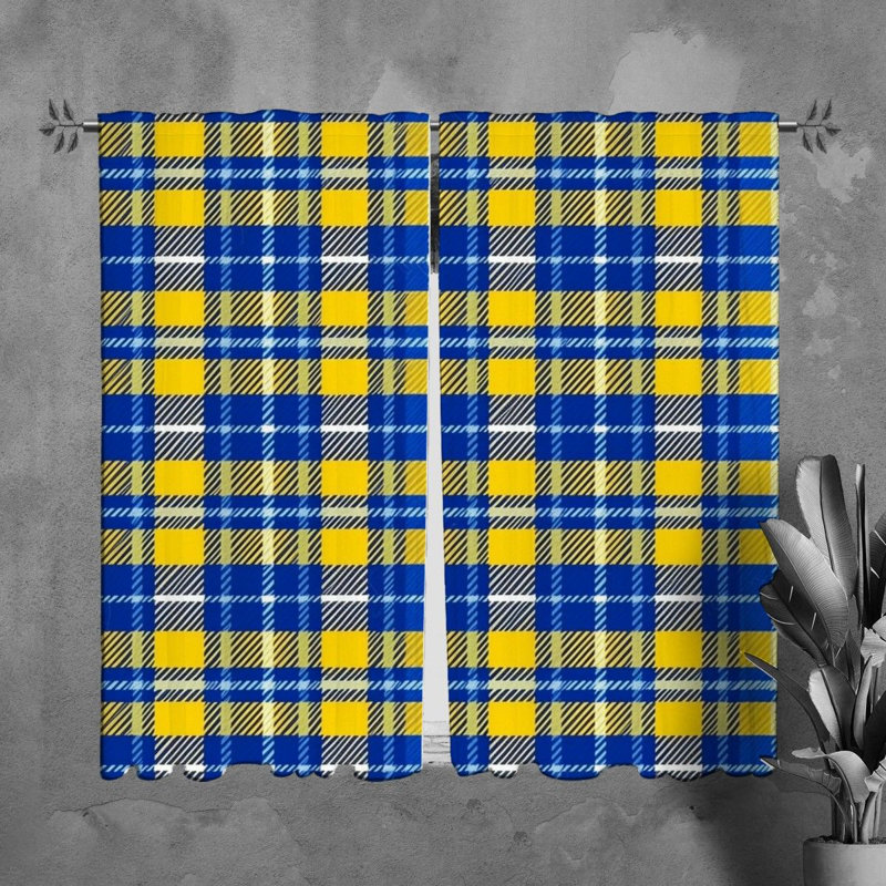 Paire de rideaux obscurcissant en polyester Zahariea, L 20 po x L 61 po