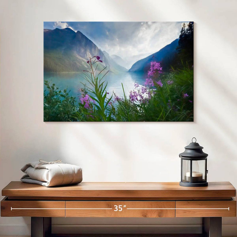 Alvord Lake Louise Blooms, H 16 po x l 24 po