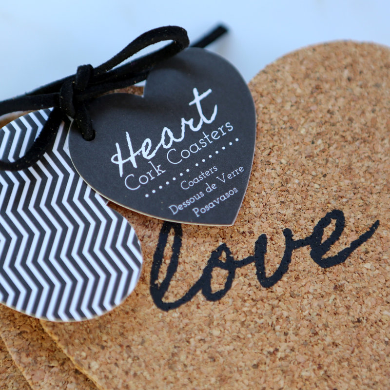 Cork 16 Piece Coaster Set