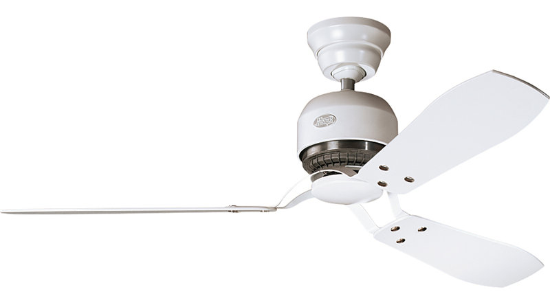 Kory 132cm Ceiling Fan, Lacquered White