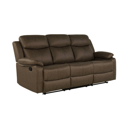 Canapé inclinable brun foncé 6026