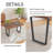Modern 5-piece Dining Set, Faux Leather Chairs & Metal Legs-752567404