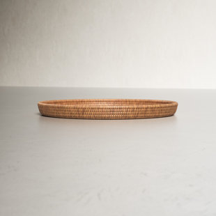 15 Inch Deluxe White Marble and Solid Acacia Wood Serving Tray