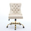 Fauteuil de bureau en velours American Style