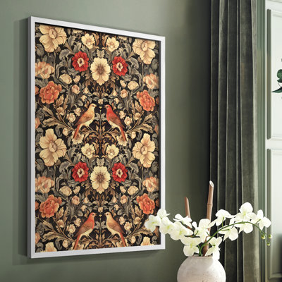 WM MORRIS Series CCCXCVI  -Premium Framed Print -Ready to Hang - No Nails Required