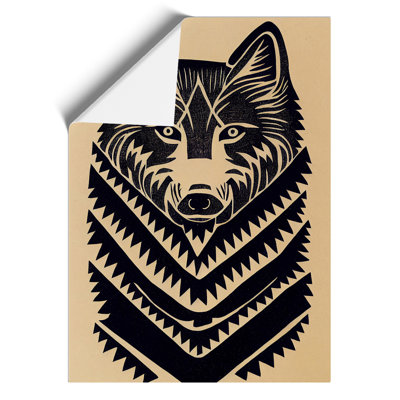 Wolf In Abstract No.2 - Wall Art