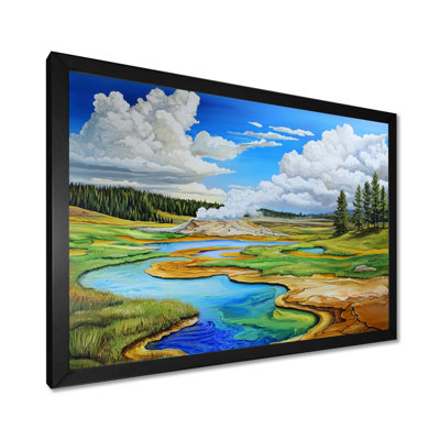 Yellowstone Majesty Lake I - Wyoming Canvas Print