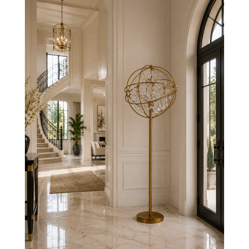Lampe sur pied 71 po candélabre Mendelson