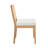 Upholstered Seat Dining Chair With Rattan Back, Farmhouse Side Chair For Kitchen/Dining Room-1061896262-1061961552