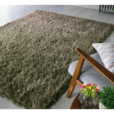 Burgeo Solid Colour Shag Indoor / Outdoor Area Rug