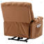 Fauteuil inclinable à massage électrique avec chaleur, vibration, poche latérale pour le salon et la chambre à coucher
