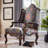 Upholstered Armchair with Ottoman
