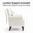 Upholstered Accent Armchair with Pillow-1615855916