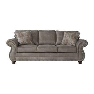 Macalla 91'' Faux Leather Sofa
