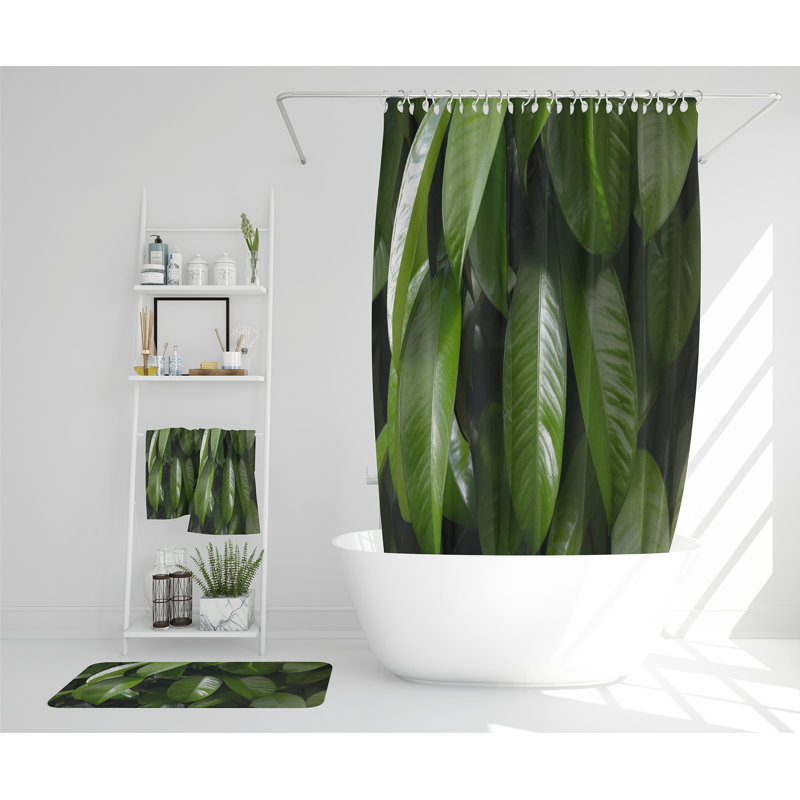 Natali Polyester Shower Curtain Set