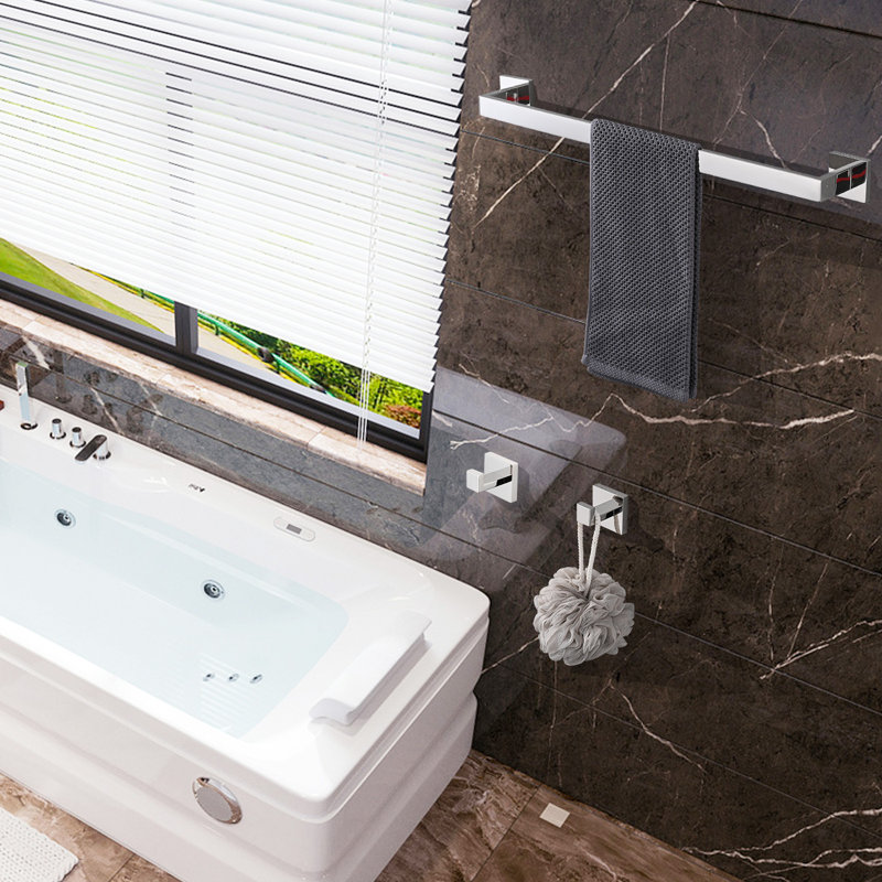 9 - Piece Bathroom Hardware Set, Chrome