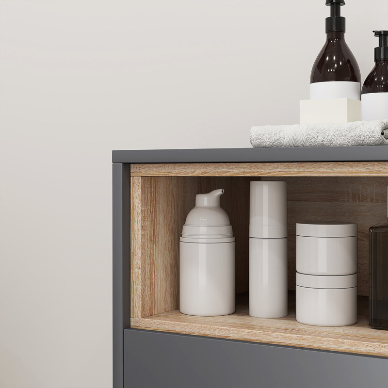 Engineered Wood Freestanding Bathroom Cabinet