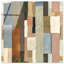 Beige Blocks II High-Gloss Frameless Acrylic Glass Wall Art Abstract Print by Oliver Gal, Ready to Hang, 12 x 12-958589668-958589675