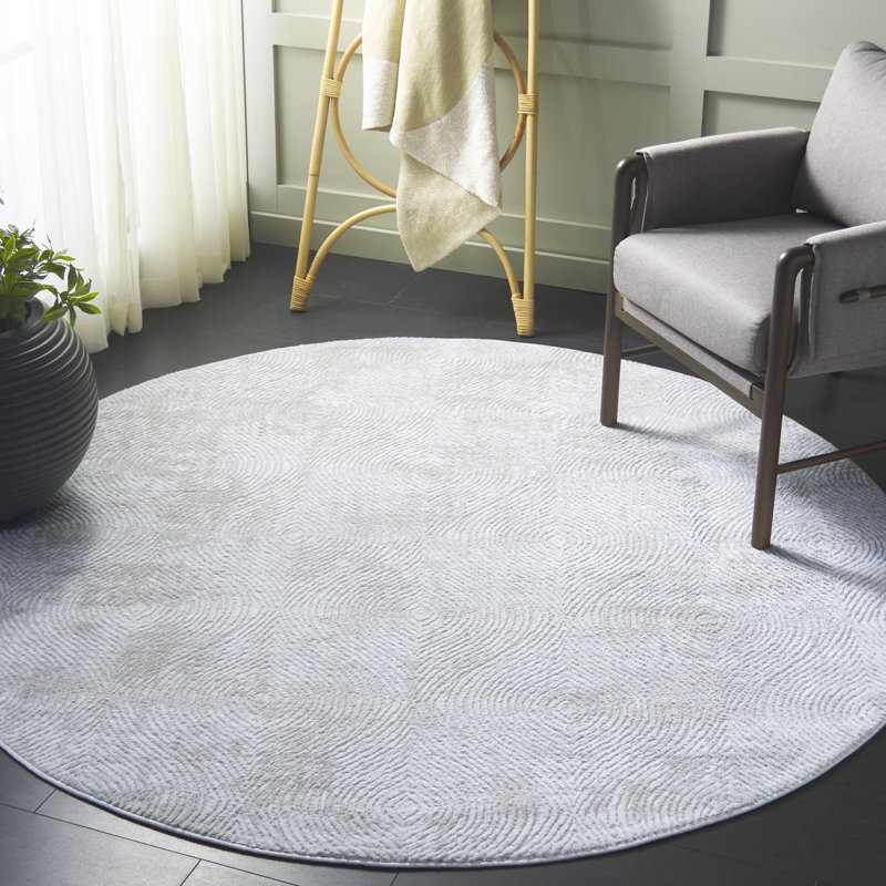 Jhayden Performance Abstract Rug, Round 6'7"