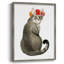 «Flower Crown Cats I», reproduction encadrée - bois massif-403554539