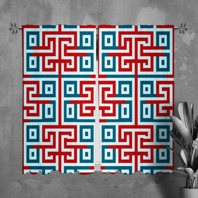 Paire de rideaux obscurcissant en polyester Nevo