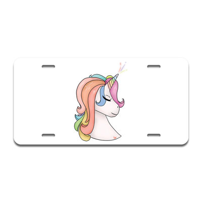 Unicorn Magic Aluminum Licence Plate| Licence Plate 12" X 6"