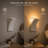 Warm Hardwired Book Page Wall Lamp