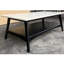 Table basse captivante composée d'une tablette à deux tons, assemblage nécessaire, l 48 po x P 24 po H 17 po distinctif avec design, requis,-1327075022