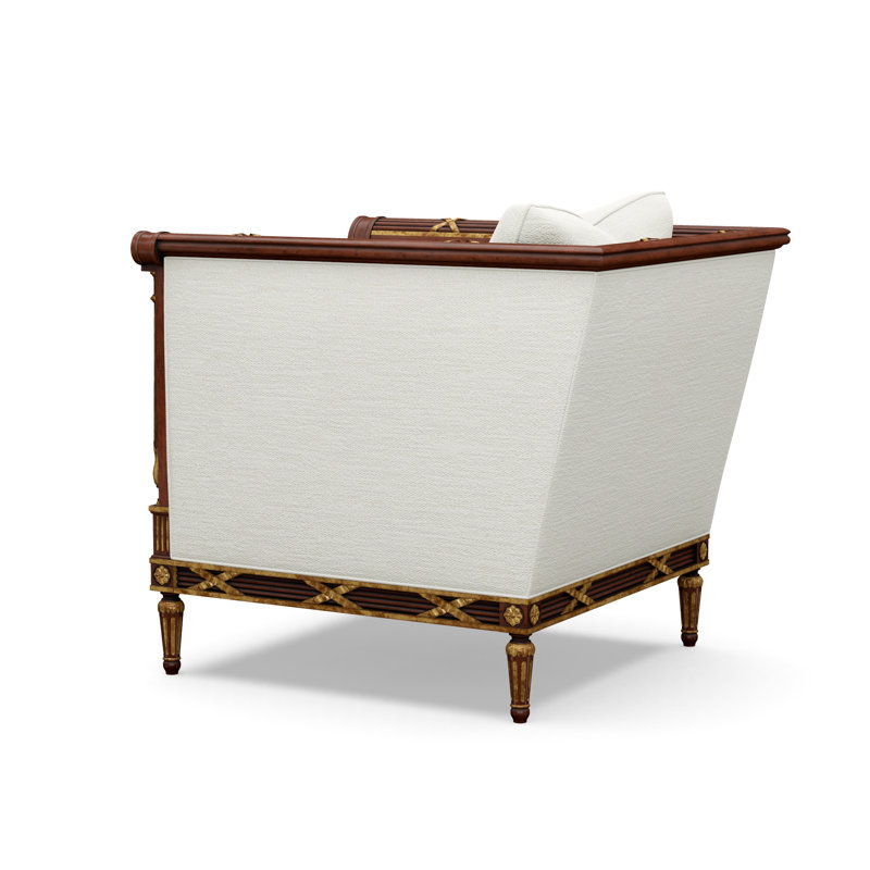 The Regent's Visit  Accent Chair, Merino Pearl (Performance fabric) 1360-91