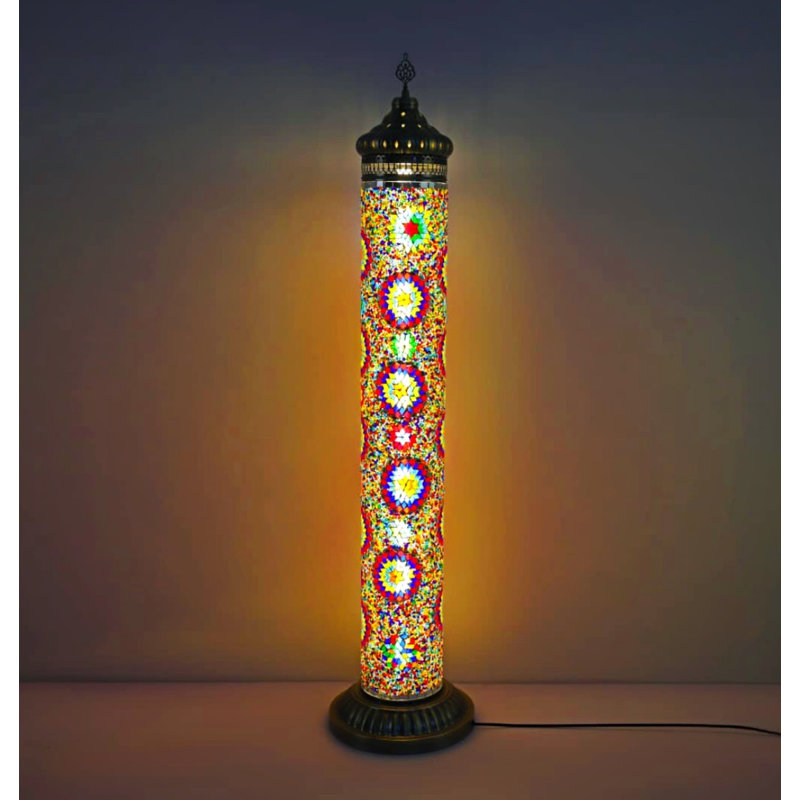 52'' Polished Traditional Floor Lamp