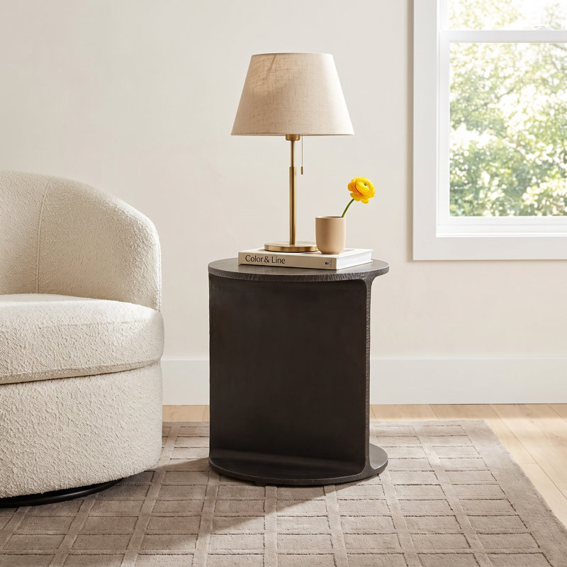 Juana Iron Top End Table