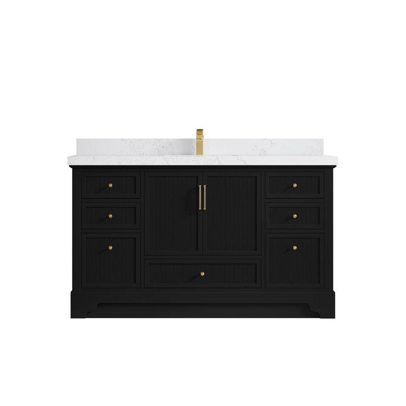 Alys 60'' Single Bathroom Vanity with Top, Empira