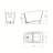 51-Inch Freestanding Solid Surface Deep Soaking Bathroom Bathtub With Seat